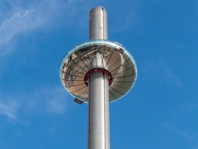Lift off! The i360 is up, up, up and running